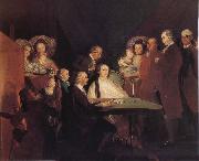 Francisco Goya The Family of the Infante Don luis Sweden oil painting artist
